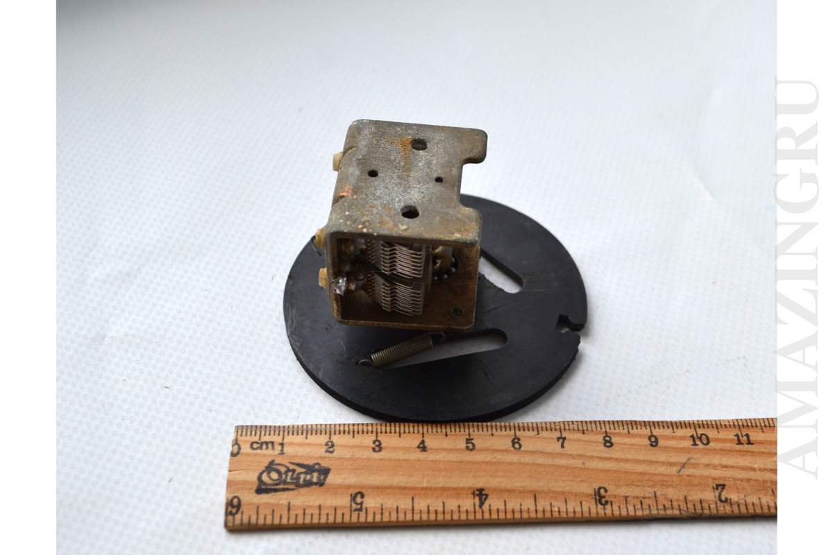 2 (Two) Section Air Variable Capacitor Vintage Soviet USSR Working!_1 2 (Two) Section Air Variable Capacitor Vintage Soviet USSR Working!_1