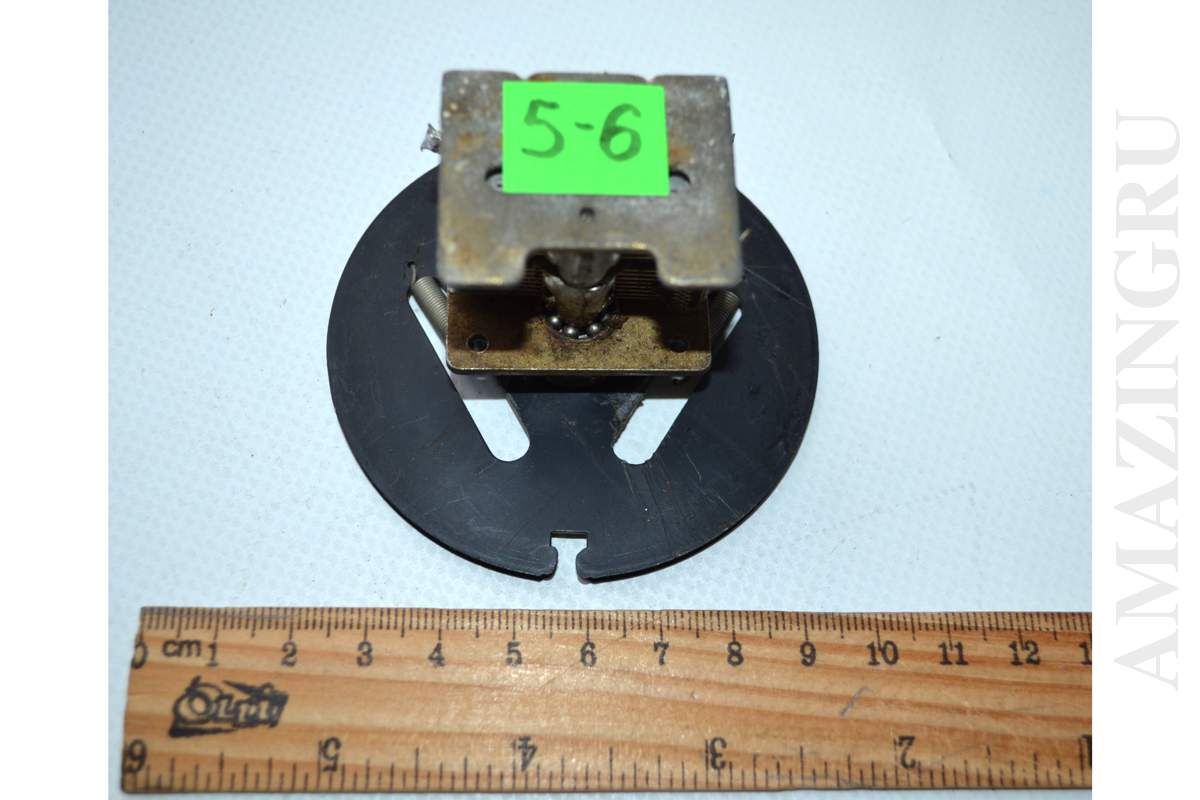 2 (Two) Section Air Variable Capacitor Vintage Soviet USSR Working! 2 (Two) Section Air Variable Capacitor Vintage Soviet USSR Working!