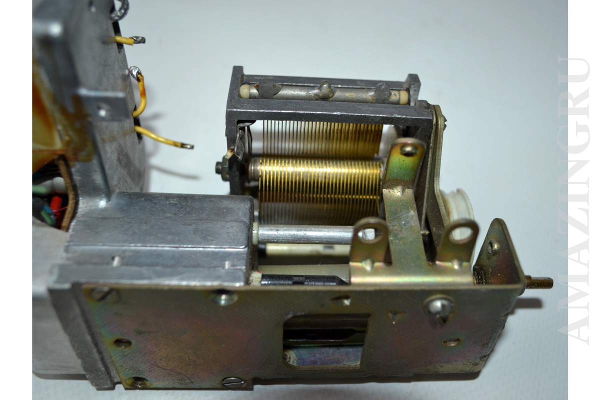 Air Variable Capacitor Vintage Soviet USSR Working!_1_2_3_4