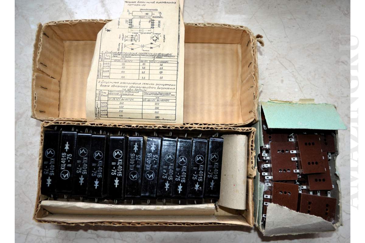 Mix Silicon Power Block Diode D1005B, KC403V, KC401B... Soviet NEW_1