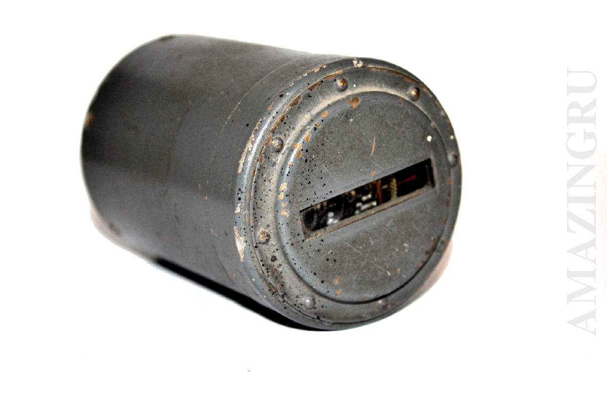 Vintage Military Meter Counter Hours Operation Soviet USSR Russian RARE 1950s