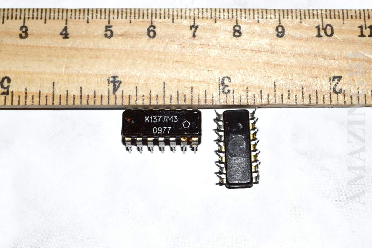 10x K137LM3 (K1LB375) IC / Microchip ECL Logic DIP14 Russian Soviet 1970's NEW_1