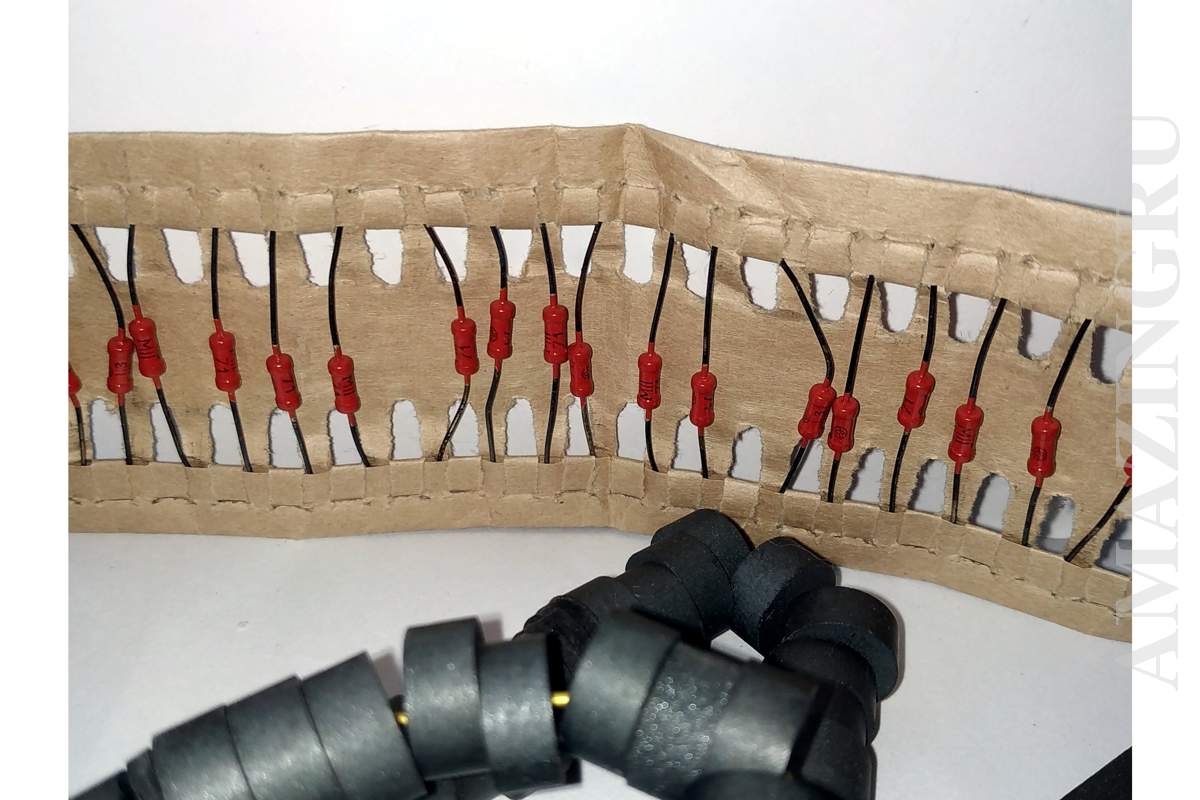 Set of Ferrite Rods, Rings, Diode Bridge, Variable Resistor, Arrester Tube R-350_1_2_3_4_5_6_7 Set of Ferrite Rods, Rings, Diode Bridge, Variable Resistor, Arrester Tube R-350_1_2_3_4_5_6_7