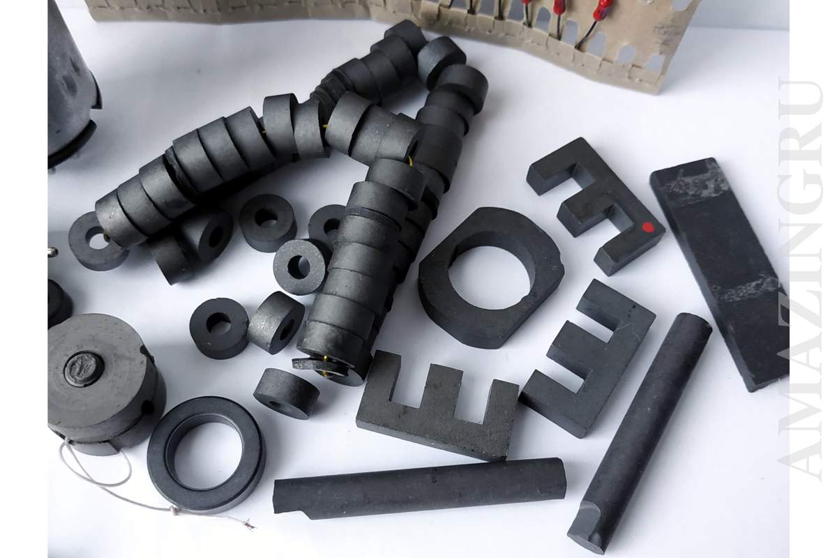 Set of Ferrite Rods, Rings, Diode Bridge, Variable Resistor, Arrester Tube R-350_1_2_3_4_5 Set of Ferrite Rods, Rings, Diode Bridge, Variable Resistor, Arrester Tube R-350_1_2_3_4_5