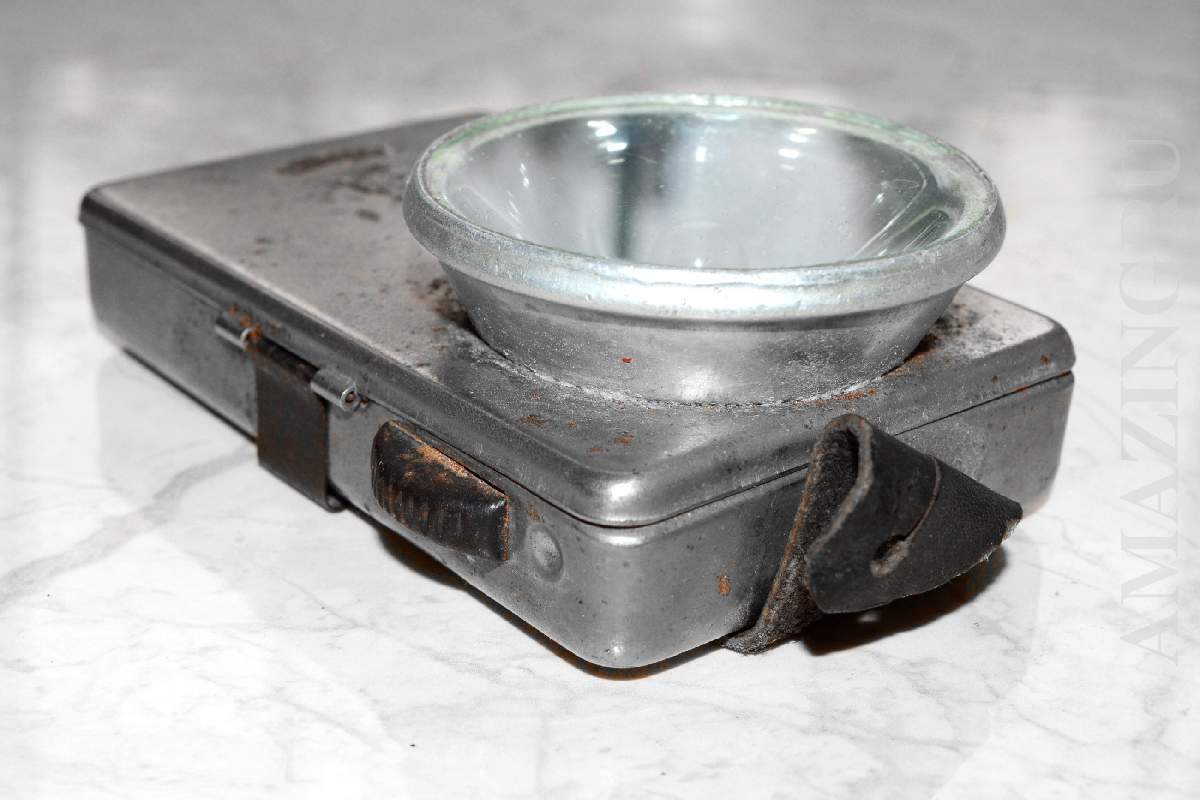 Vintage Rare Pocket Flashlight Lamp Vitebsk Soviet Russian USSR 1950