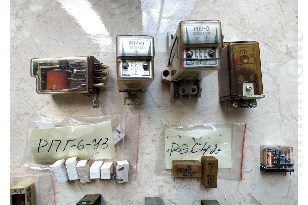 Set of Mix Electromagnetic Relay Vintage Soviet USSR 1960-80's NEW & Used_1 Set of Mix Electromagnetic Relay Vintage Soviet USSR 1960-80's NEW & Used_1