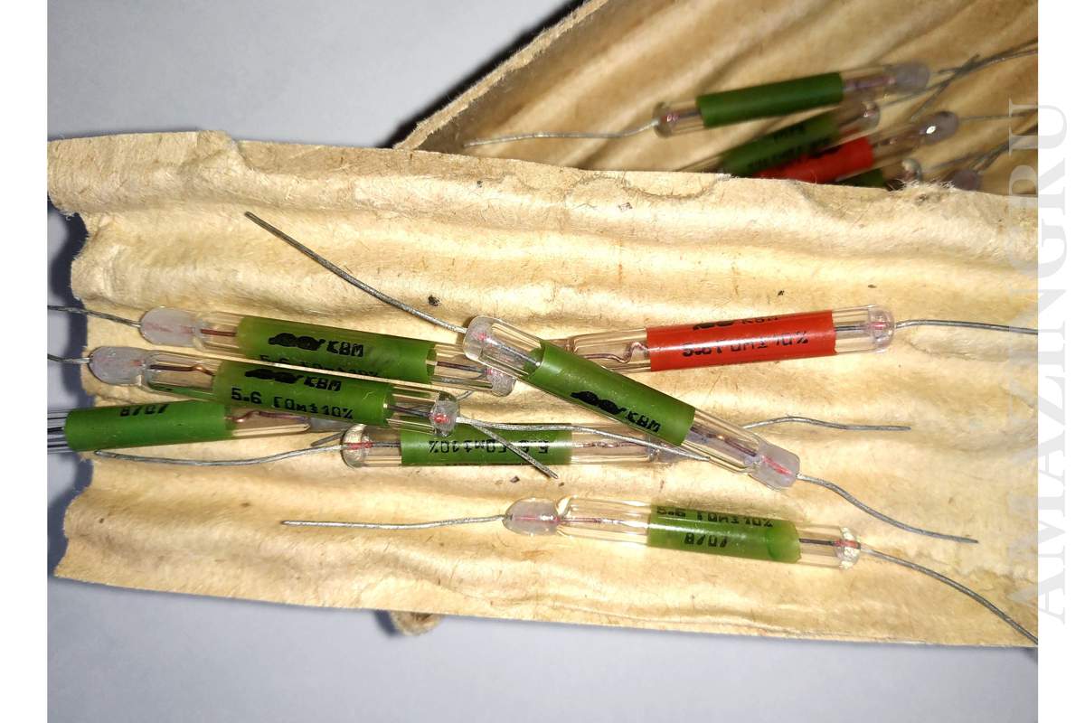 KVM Vacuum Glass Resistor 5.6Gohm 5.6G 100V 10% High Value Soviet NEW_1_2_3 KVM Vacuum Glass Resistor 5.6Gohm 5.6G 100V 10% High Value Soviet NEW_1_2_3