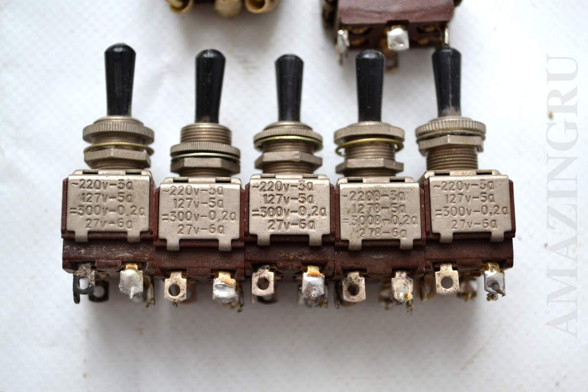 Mix Set of Vintage Soviet Toggle Switch TV1-4, P2T-1, MT-1 & Fuse Socket_1_2_3_4_5 Mix Set of Vintage Soviet Toggle Switch TV1-4, P2T-1, MT-1 & Fuse Socket_1_2_3_4_5