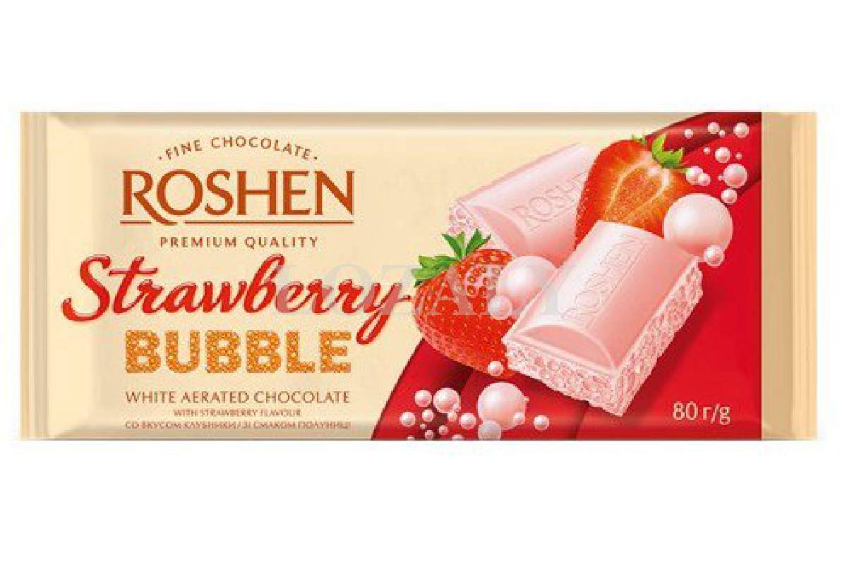 Sweets ROSHEN Dark, Milk, White, Caramel Bubble Aerated