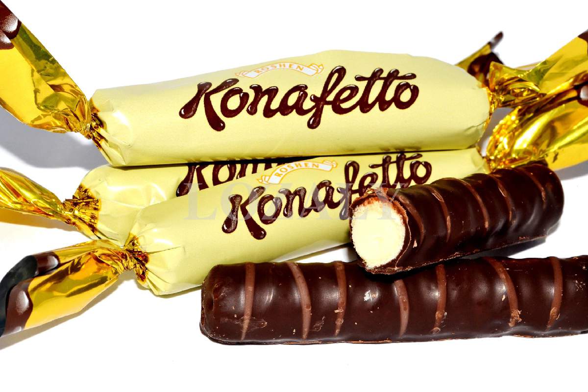 Ukrainian Sweets ROSHEN Chocolate Candy "Konafetto" With Cream Milk 1.7 ...