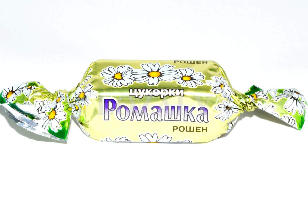 Ukrainian Sweets ROSHEN Chocolate Candy "Romashka (Daisy)" Cognac 1.7 ...