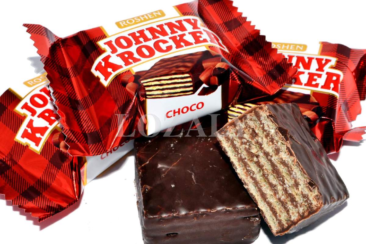 Ukrainian Sweets Roshen Wafer Candy Johnny Krocker With Choco