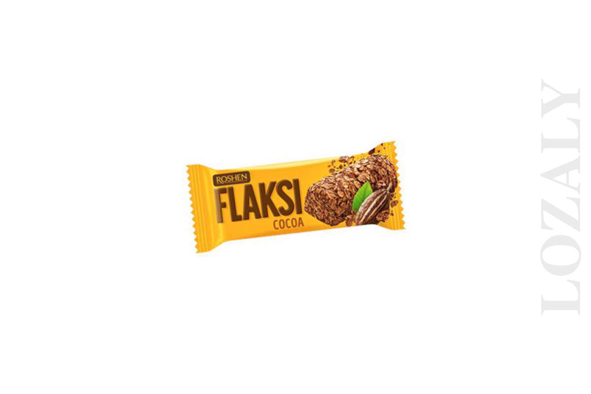 Ukrainian Sweets ROSHEN Chocolate Candy "FLAKSI" Cocoa with Oat Flakes_1