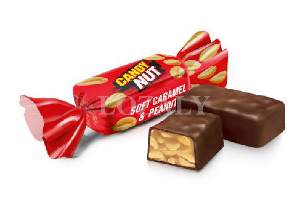 Ukrainian Sweets ROSHEN Chocolate "Candy Nut" Caramel Peanuts Ukrainian Sweets ROSHEN Chocolate "Candy Nut" Caramel Peanuts 400g /14.1oz
