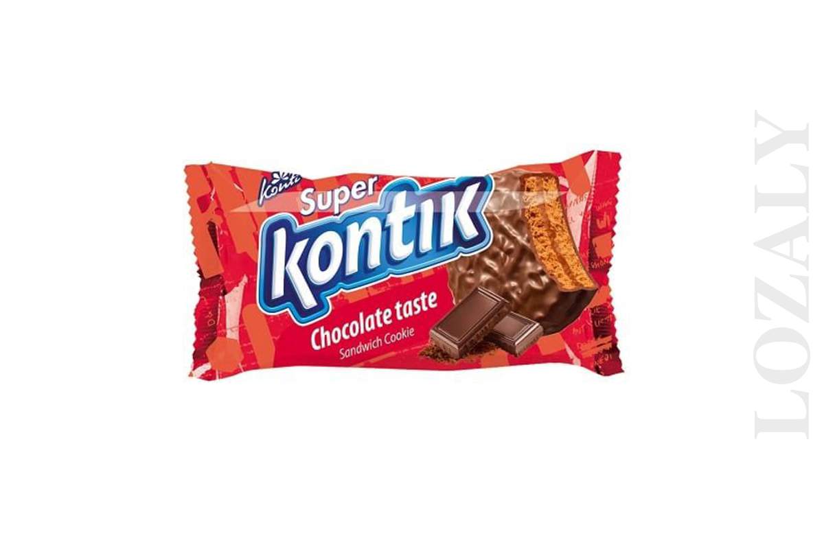 2PCS Ukrainian Sweets KONTI "Super Kontik" Milk Chocolate Taste Sandwich Cookies_1