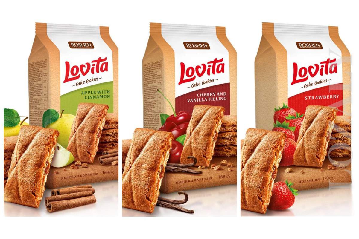 Ukrainian Sweets ROSHEN Cake Cookies 
