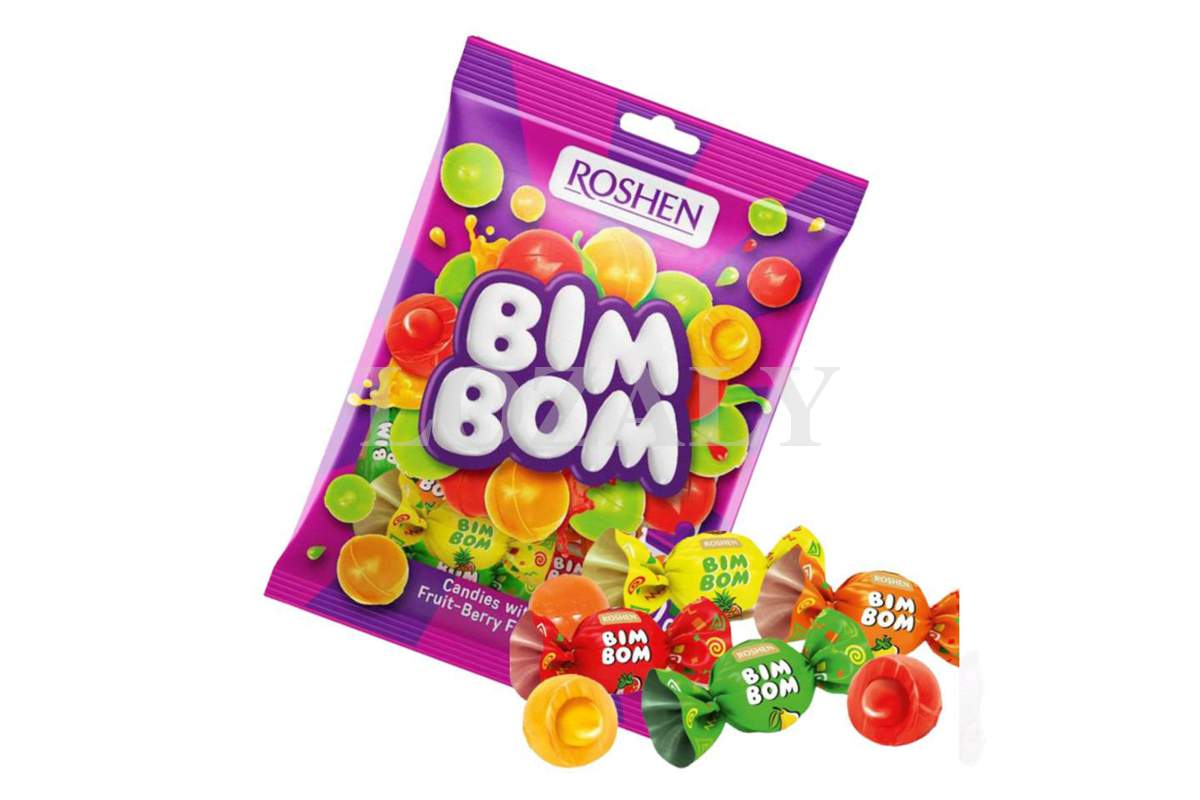 Ukrainian Sweets ROSHEN Caramel Hard Candies 