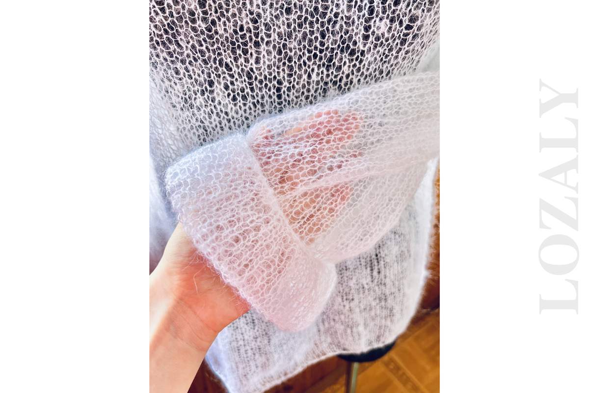 Handknit Women’s Bridal Mohair Pullover Oversized White Mesh Wedding Cover‑Up_1 Handknit Women’s Bridal Mohair Pullover Oversized White Mesh Wedding Cover‑Up_1
