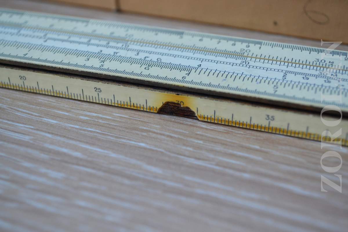 Vintage Soviet Logarithmic Wooden Slide Rule KLPZ 1963 Manual Calculator USSR_1_2_3
