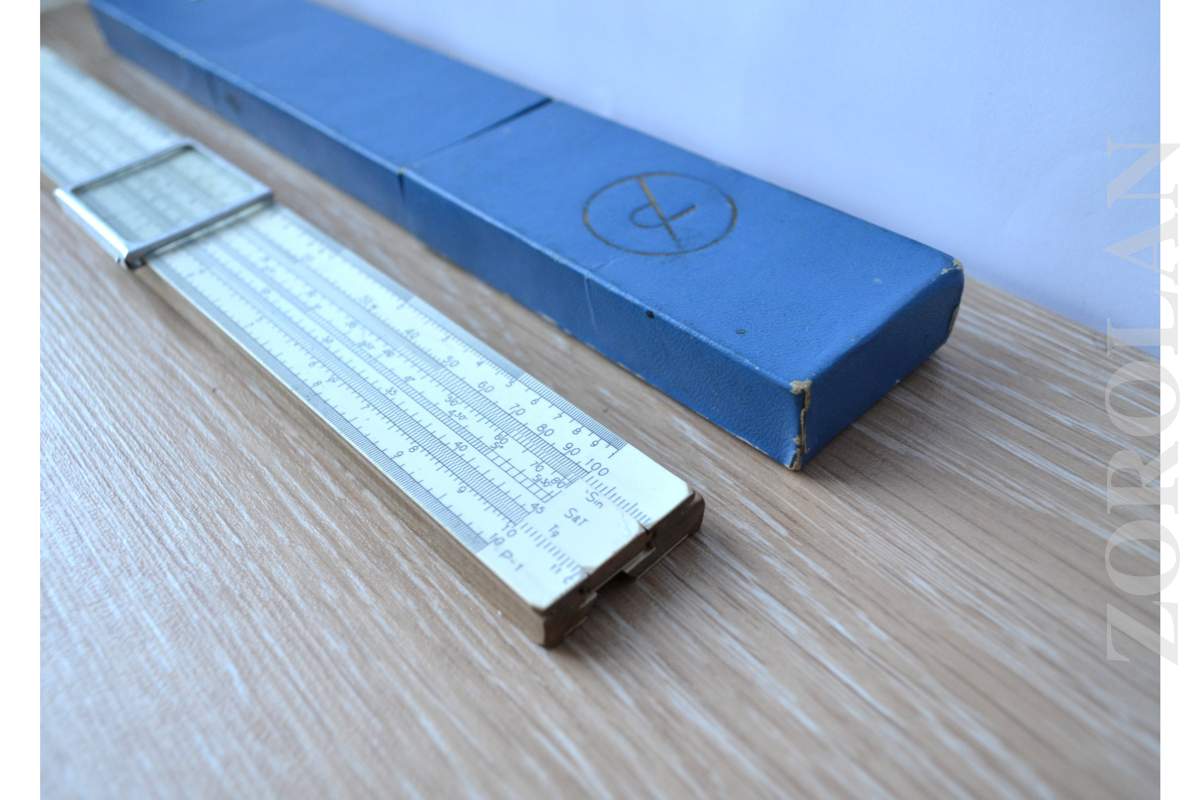 Vintage Soviet Logarithmic Wooden Slide Rule Manual Calculator in Case USSR 1972_1_2 Vintage Soviet Logarithmic Wooden Slide Rule Manual Calculator in Case USSR 1972_1_2
