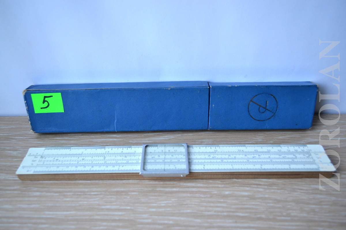 Vintage Soviet Logarithmic Wooden Slide Rule Manual Calculator in Case USSR 1972 Vintage Soviet Logarithmic Wooden Slide Rule Manual Calculator in Case USSR 1972