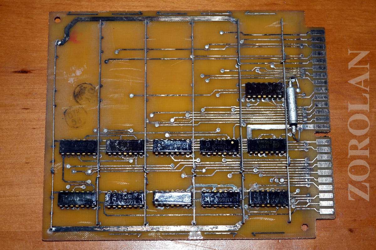 VINTAGE CIRCUIT BOARD A3281_4 of Soviet Mainframe ES Computer USSR 1970's