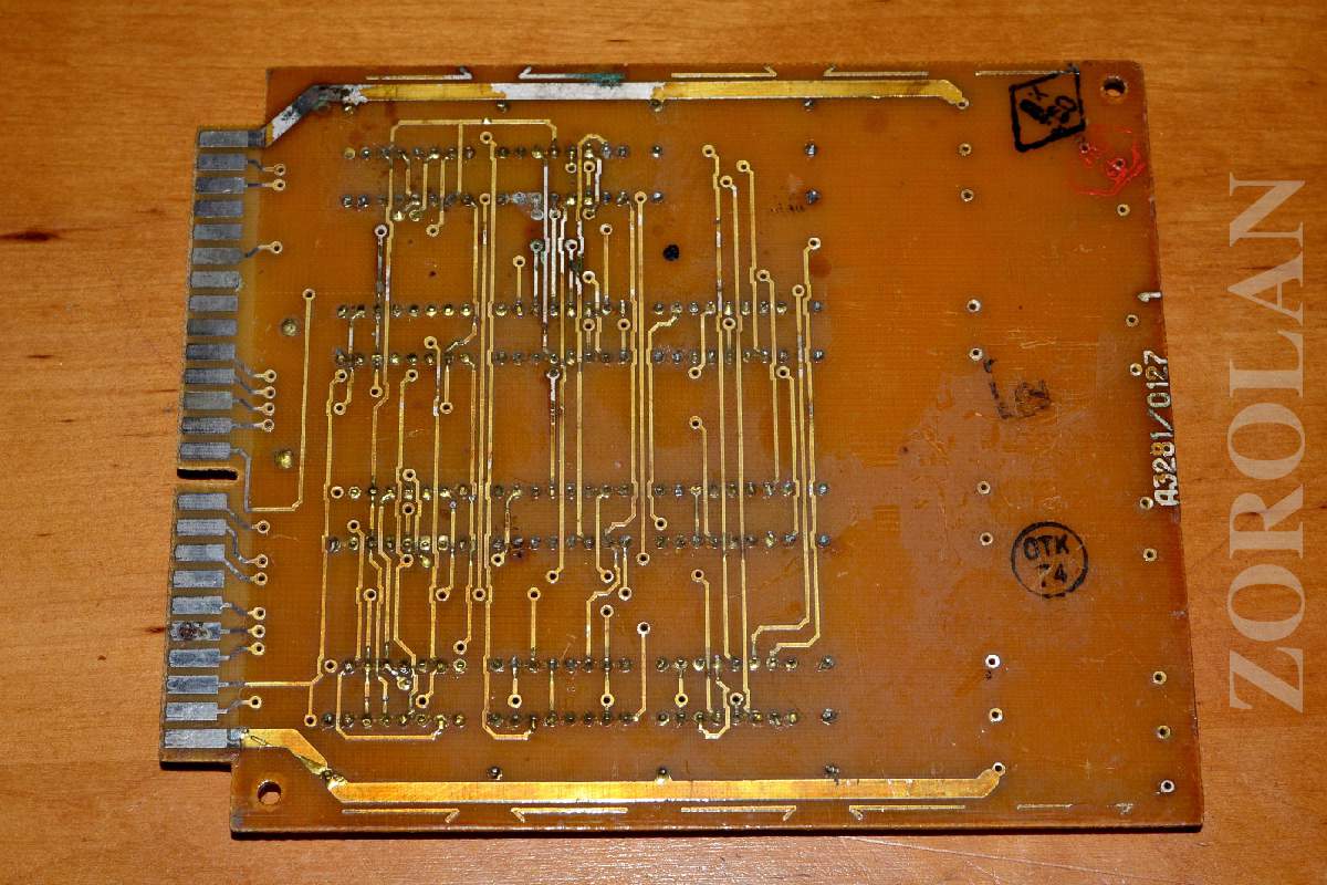 VINTAGE CIRCUIT BOARD A3281_4 of Soviet Mainframe ES Computer USSR 1970's_2