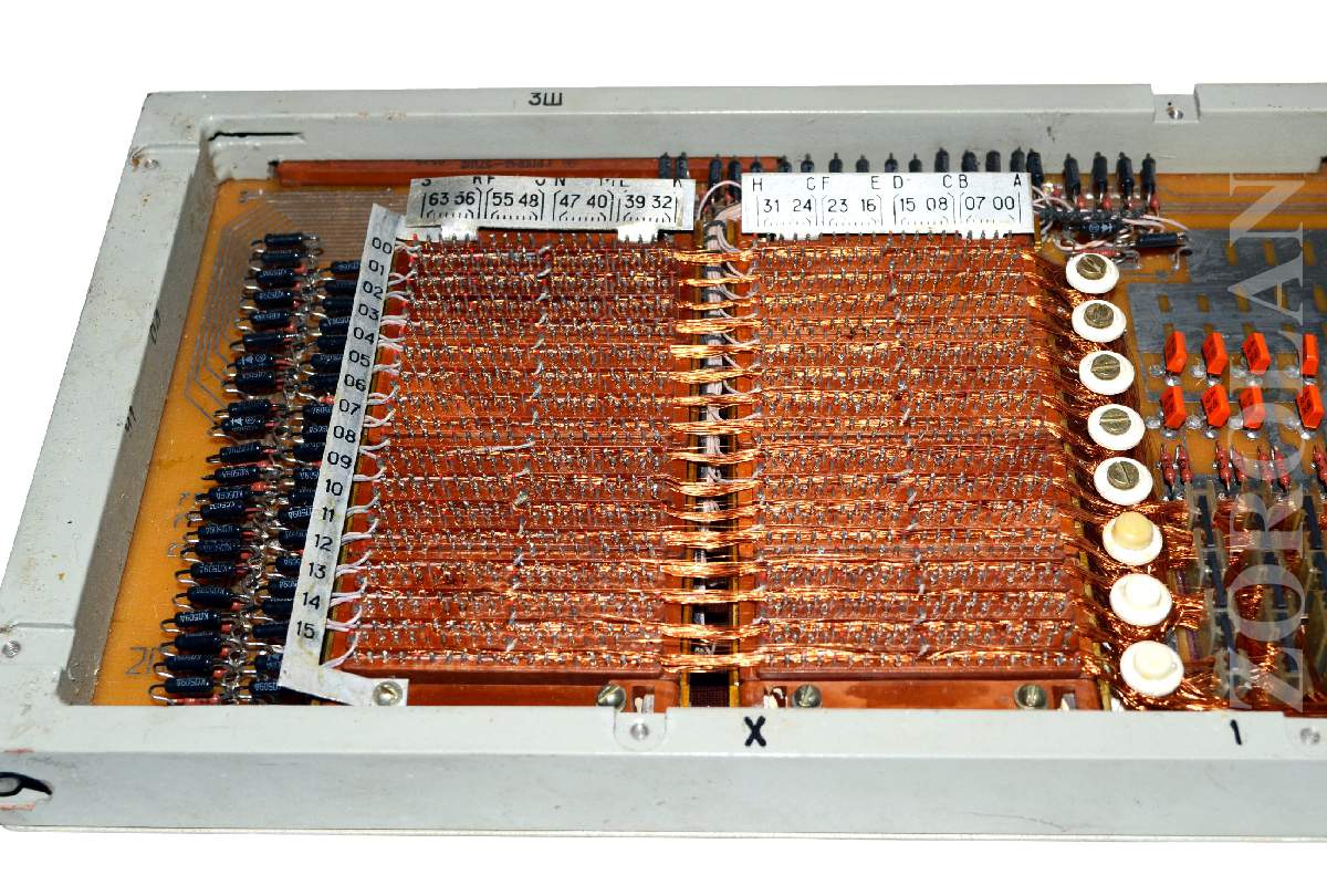 Vintage Rare Big Ferrite Memory Module from Soviet Mainframe ES1030 Russian USSR_7