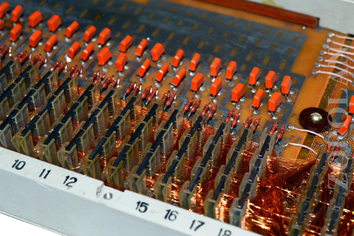 Vintage Rare Big Ferrite Memory Module from Soviet Mainframe ES1030 Russian USSR_9