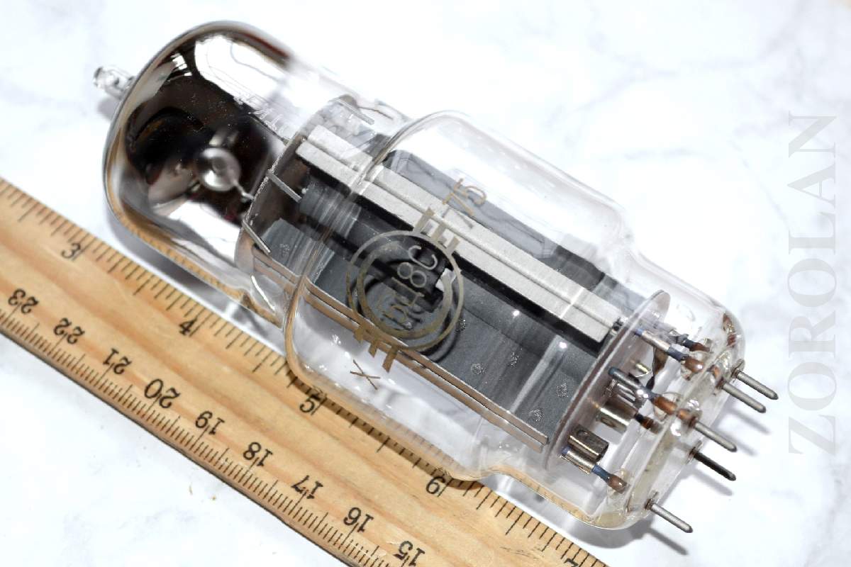 2x 5C8S / 5Ц8С Rectifier Tube SVETLANA Soviet Russian USSR SAME DATE 07 ...
