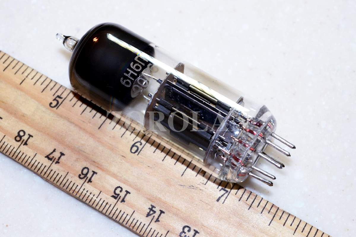 2x 6N6P / 6Н6П = ECC99, E182CC Double Triode Tube GOLD GRID Russian NEW ...