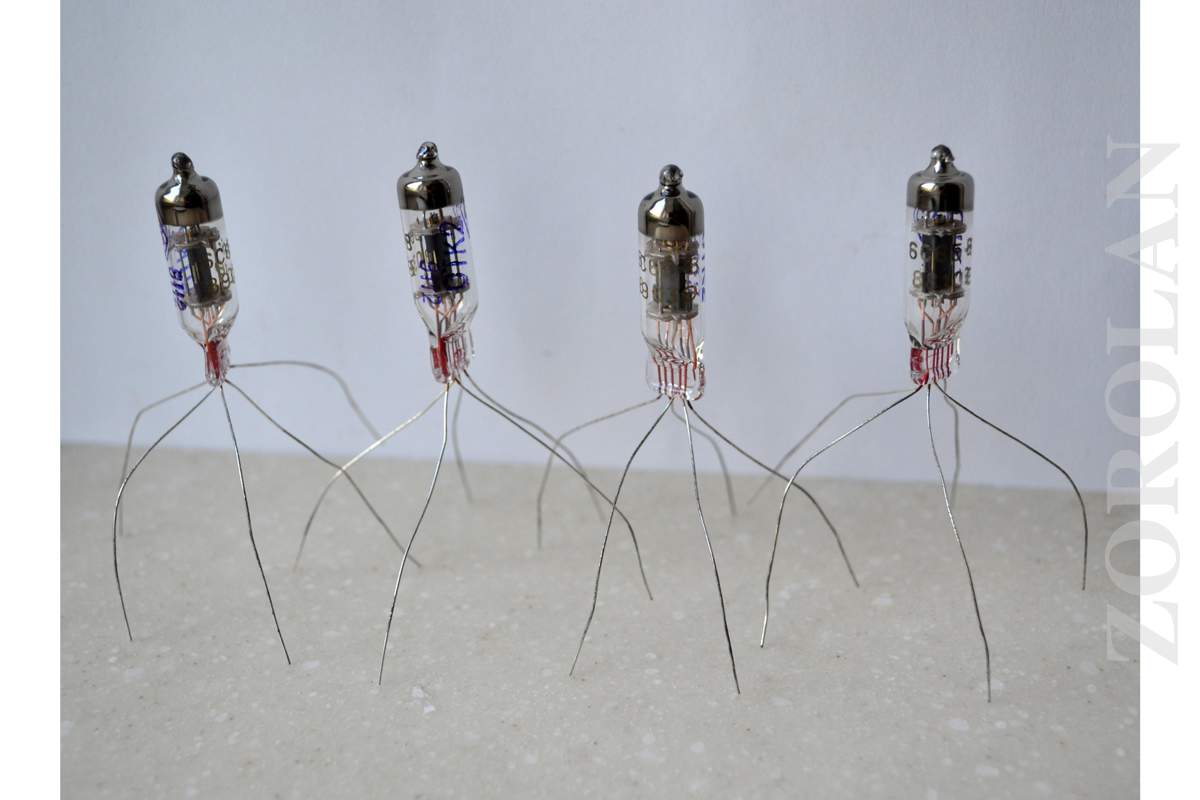 6S6B-V Audiophile Triode Miniature Tube Soviet MATCHED DATE 03/1989 NEW_1_2_3_4_5_6_7
