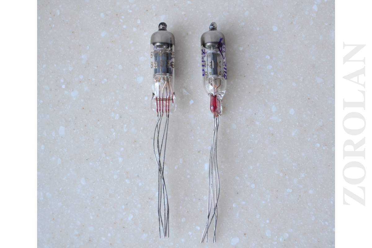 6S6B-V Audiophile Triode Miniature Tube Soviet MATCHED DATE 03/1989 NEW_1_2_3_4_5
