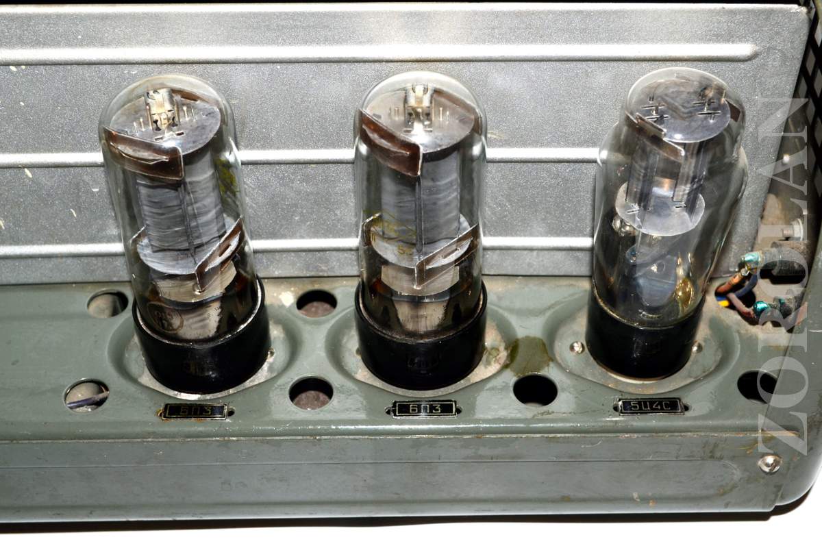 Vintage Soviet Audio Tube Amplifier LOMO KINAP 90U-2, 5C4S 6N9S 6P3 RARE 1956_1_2